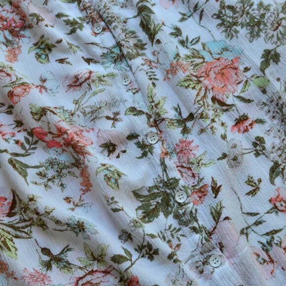 Frye Women's Button Front Midi Dress Size L - Picture 7 of 14